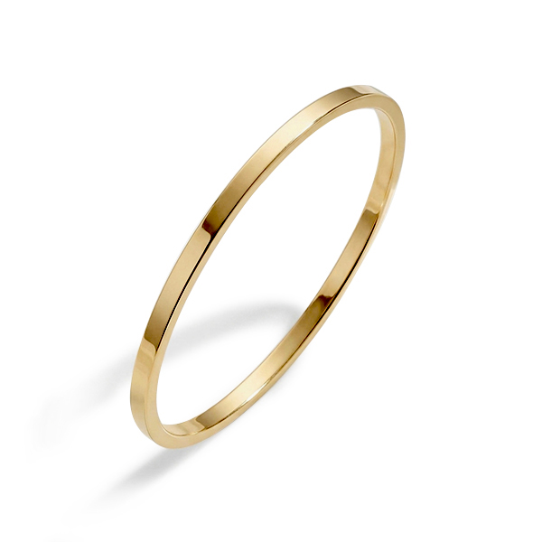 The Golden Thread Square Edge Bangle